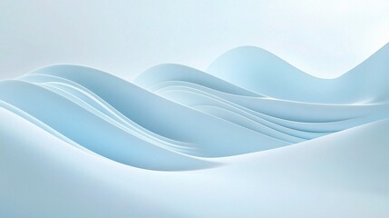 Obraz premium Subtle Blue Abstract Background with Soft Textures and Waves