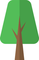 tree vector. symbol, illustration, icon, sign