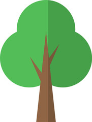 tree vector. symbol, illustration, icon, sign