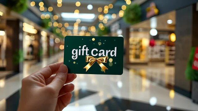 The Gift Card in Hand
