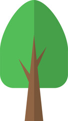 tree vector. symbol, illustration, icon, sign