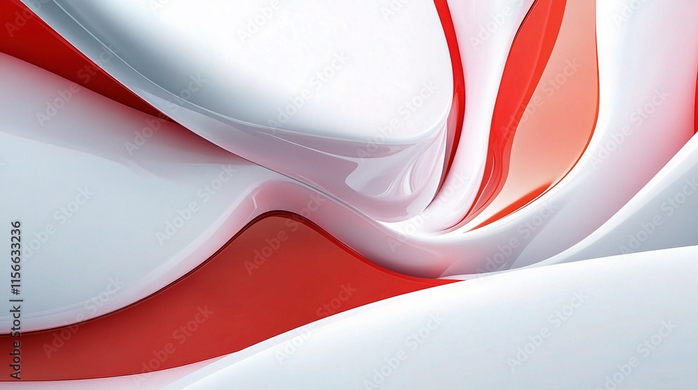 Aufkleber abstract 3d business background with dynamic shapes and colors