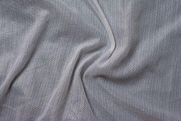 Wrinkled White Mesh Fabric Texture - Flowing Waves for Elegant Design Projects