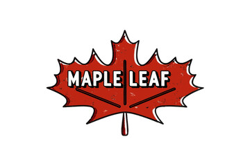 Maple leaf logo icon