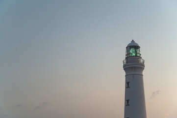 朝焼けと犬吠埼灯台
