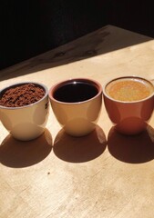 cup of coffee beans