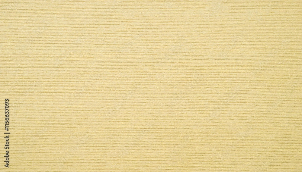 Fototapete close-up of light yellow textured paper with subtle horizontal grain pattern and soft pastel tone for crafting and design
