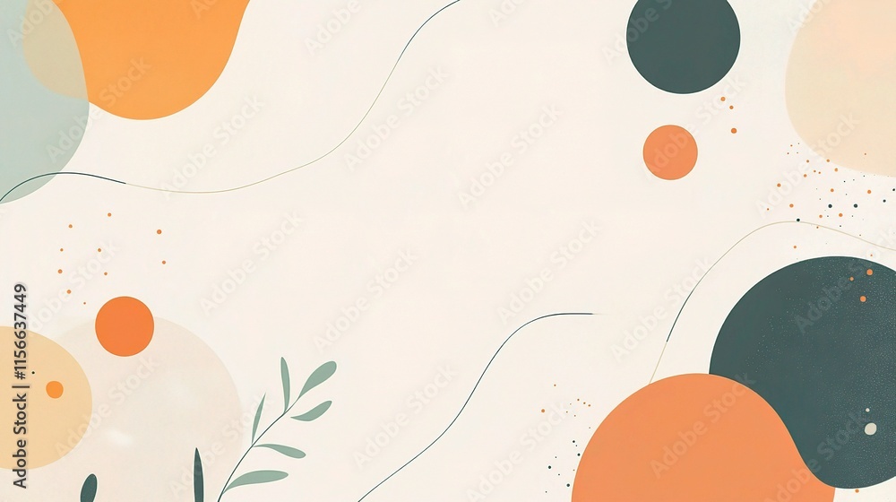 Poster soft minimalist abstract background with gentle gradients