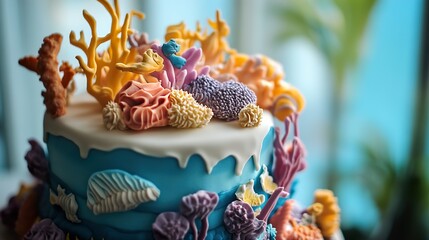 Ocean Coral Cake: A Delicious Underwater Masterpiece