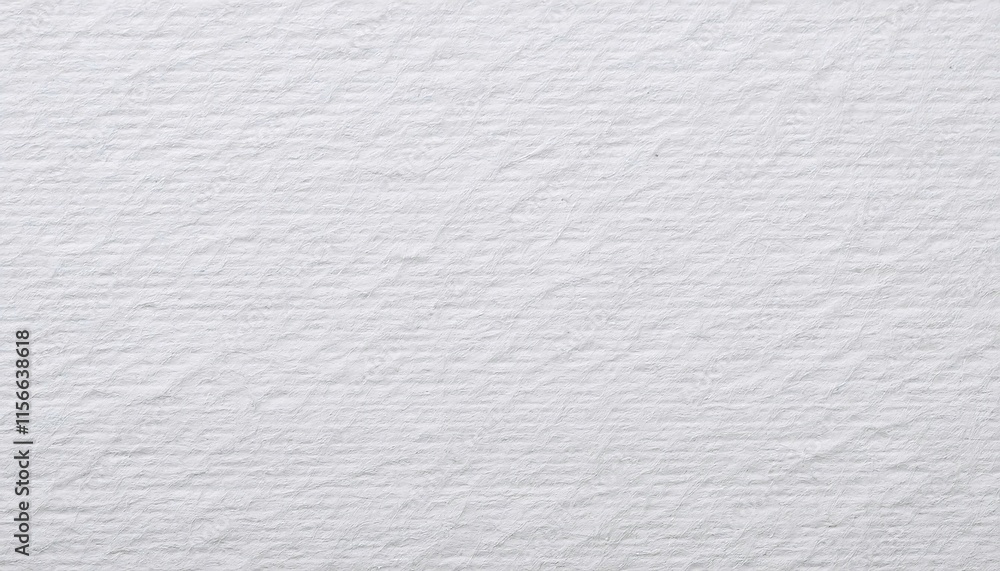 Poster close-up of white textured watercolor paper with subtle ridges and natural patterns for art backgrou