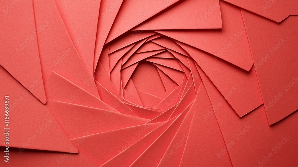 Poster elegant red envelope spiral pattern with a seamless clean text area for modern festive design and 3d