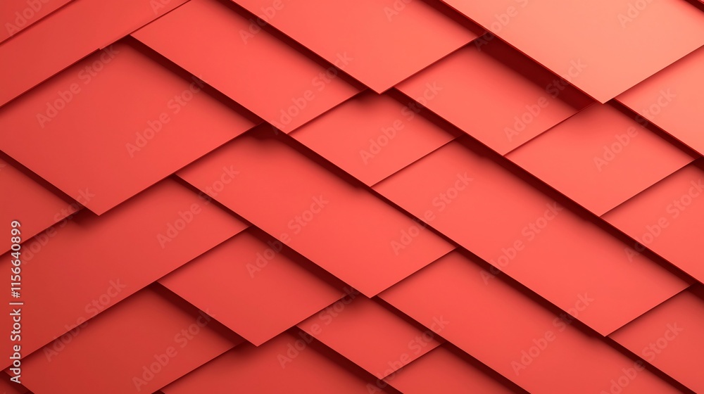 Aufkleber 3d of red envelopes fanned out on a modern clean background with an editable text field this graphic