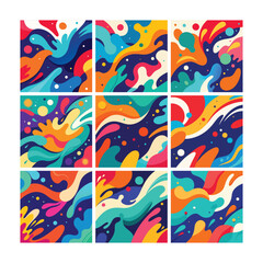 Abstract artistic backgrounds