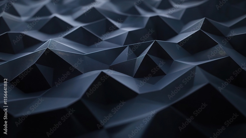 Poster abstract dark blue geometric background with simple patterns