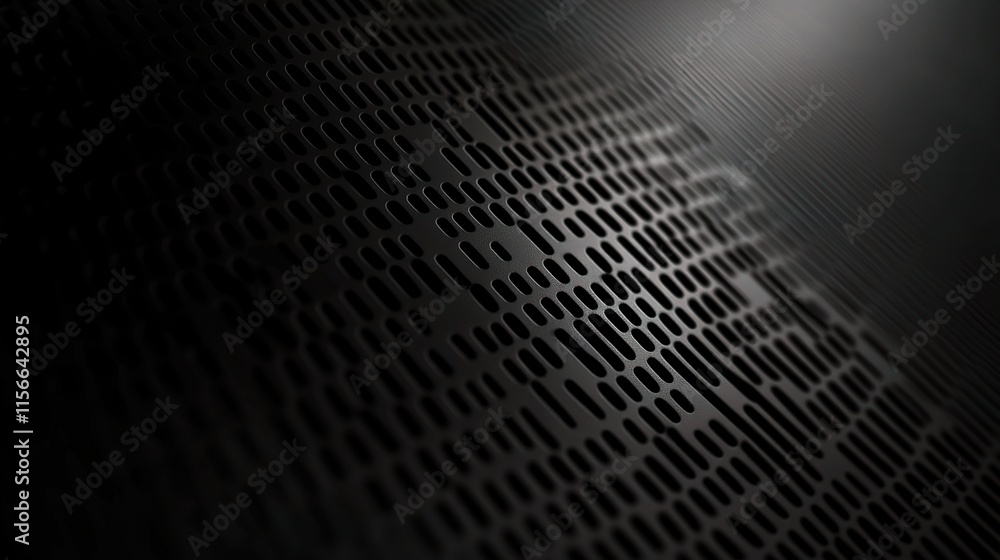 Poster dark futuristic texture background with high pixel detail and depth
