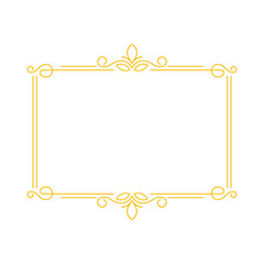 gold art deco frame