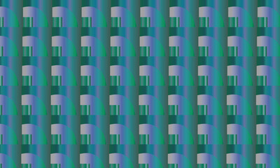  Golden gradient 3d seamless cubic and spherical geometric shape pattern design