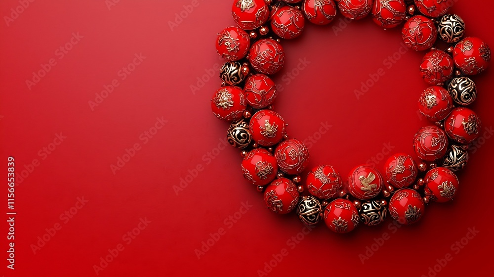 Poster circular arrangement of chinese taels a traditional form of currency set against a gradient backgrou