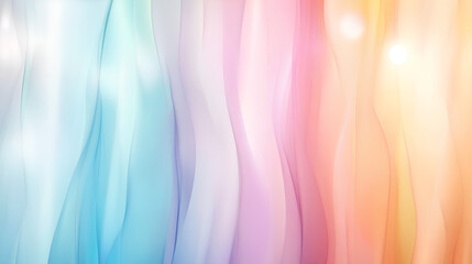 Modern Abstract Composition of Pastel Gradient Representing pH Scale  
