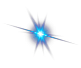 abstract star light flare overlay