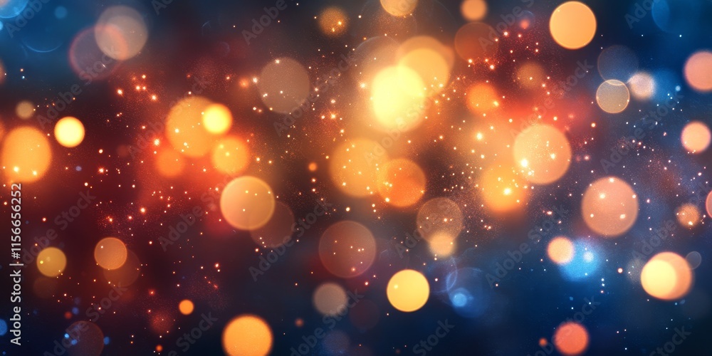 Poster a background filled with beautiful bokeh lights creates a defocused, glittering effect that captivat