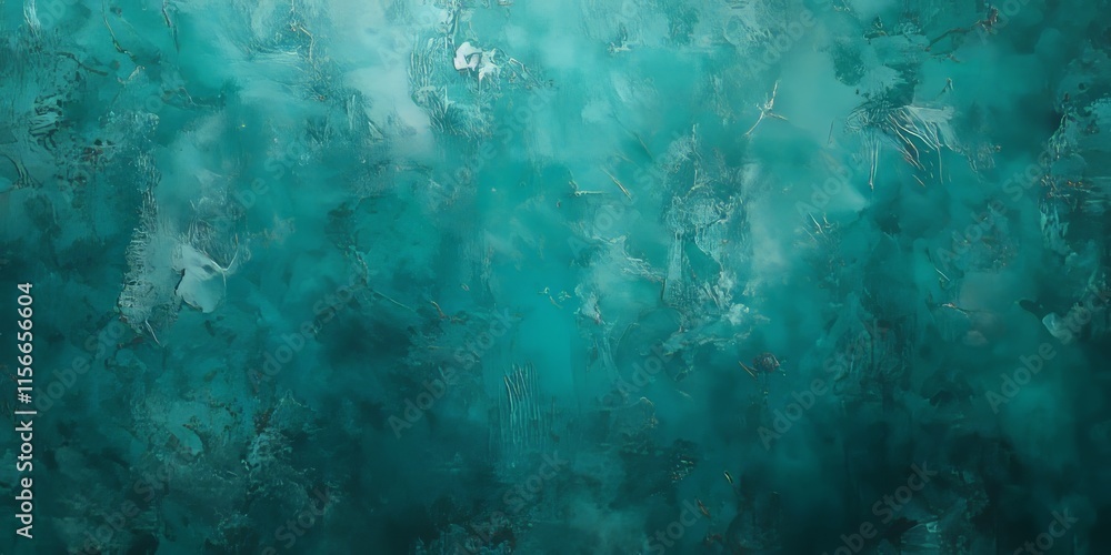 Aufkleber abstract background featuring a dark green mint sea teal jade emerald turquoise light blue color gra