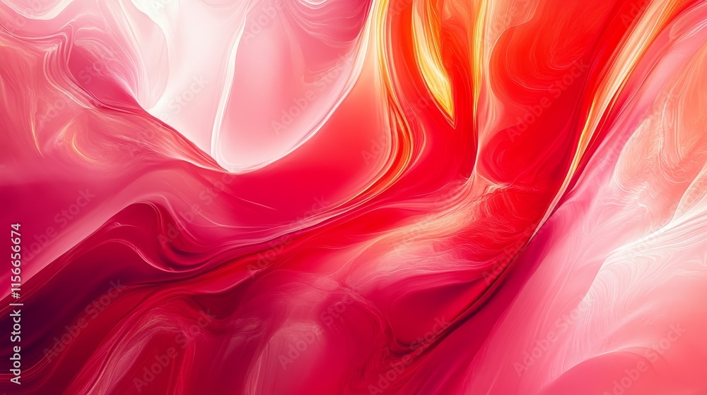 Leinwandbilder Vibrant abstract bright red background showcasing dynamic hues, perfect for artistic projects. This abstract bright red background captures attention and inspires creativity in design.