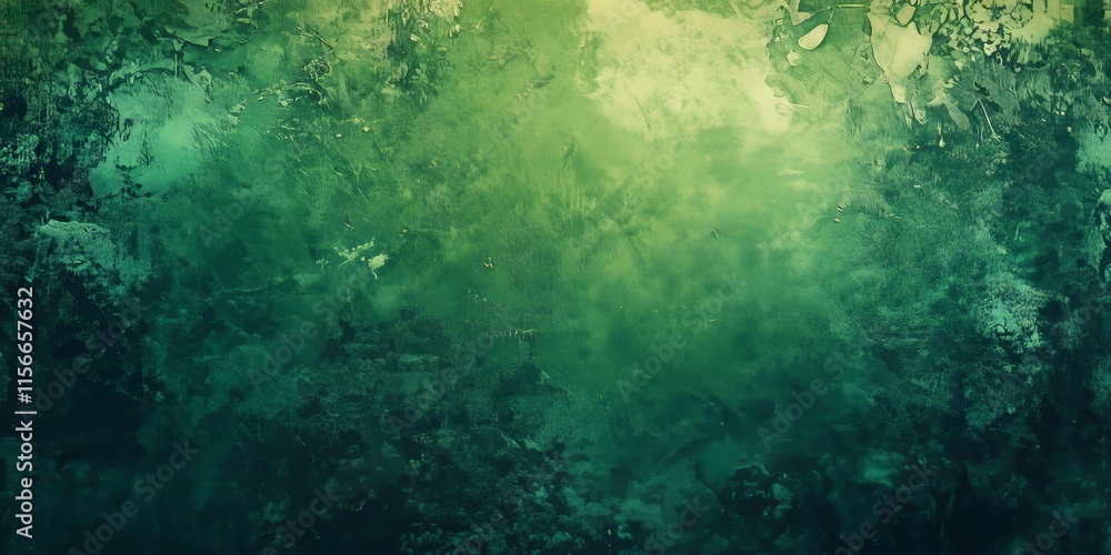 Leinwandbilder Green abstract grunge texture background showcases a vibrant and dynamic design. This green abstract grunge texture background adds depth and character to any creative project or design needs.