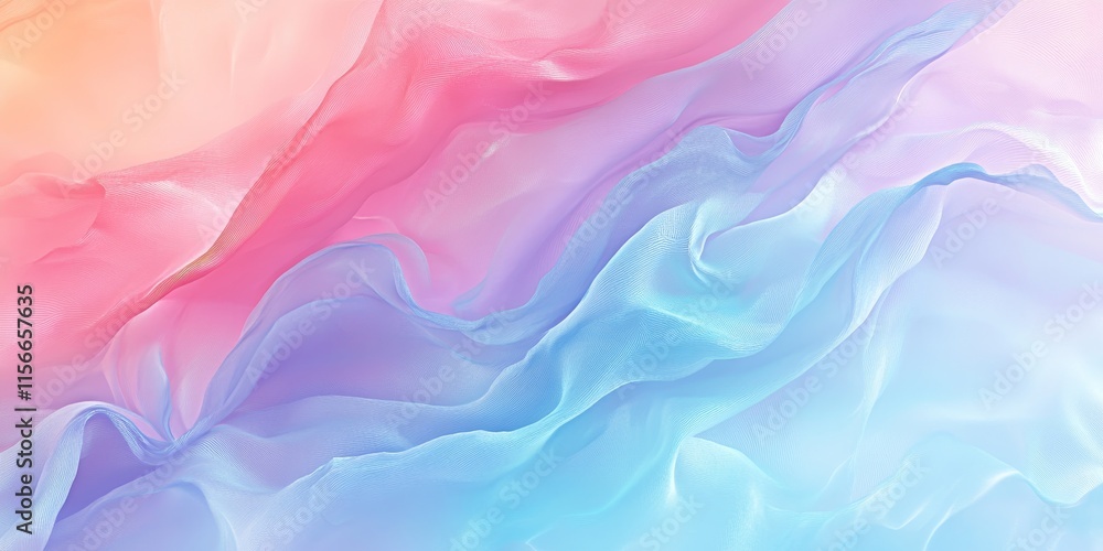 Aufkleber an abstract background featuring a vibrant blend of pastel colors in a gradient design, showcasing a