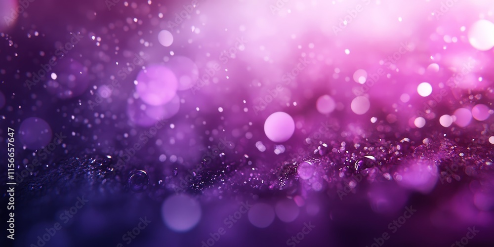 Poster blurred purple abstract background featuring captivating bokeh effects, creating an enchanting atmos