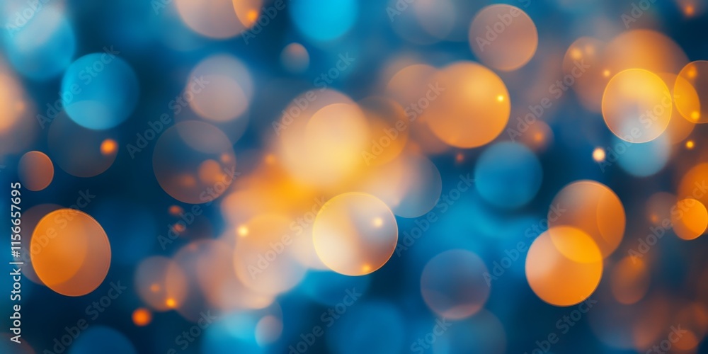 Poster abstract blur with random light views creates a stunning bokeh background effect. this bokeh backgro