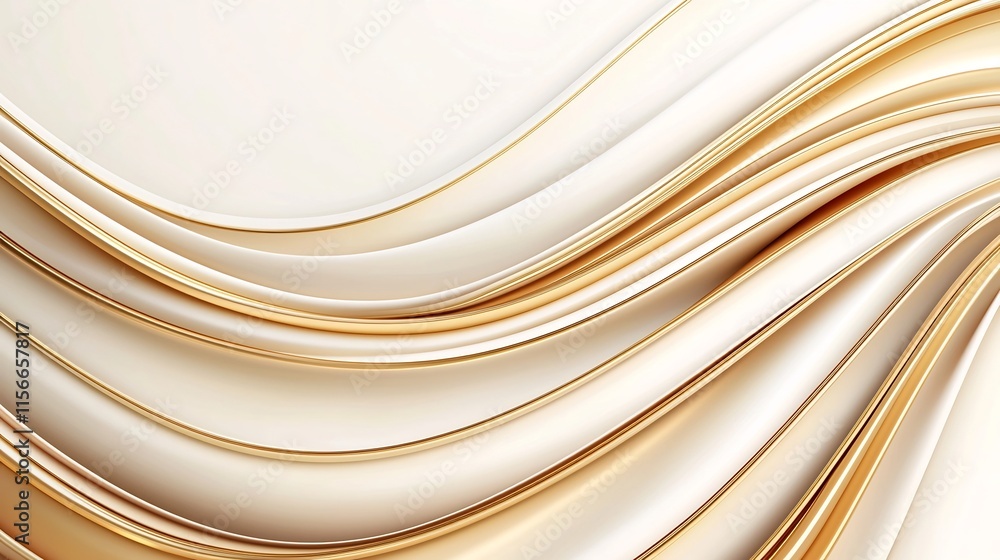 Aufkleber single tael with soft gold shine clean seamless layout text friendly 3d luxurious elegant and sophis