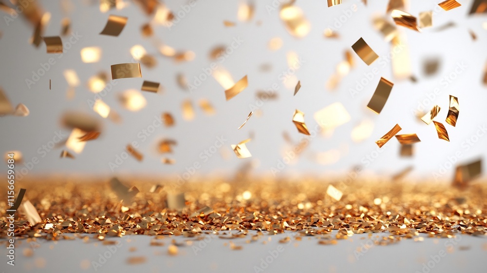 Poster elegant minimalist gold taels 3d with smooth open text layout for festive design and premium backgro