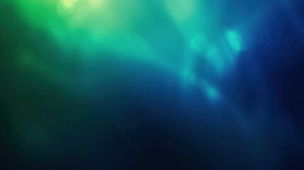 Obraz premium Abstract Green and Blue Light