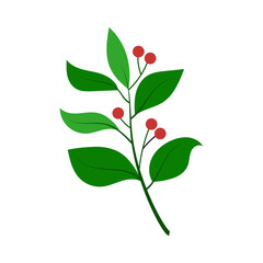 cherry illustration element