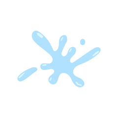 splash of water illustration element