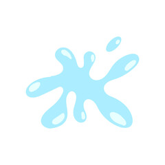 splash of water illustration element