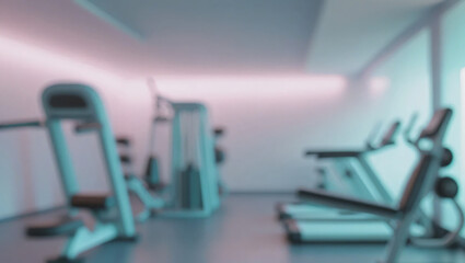 Blurred gym background