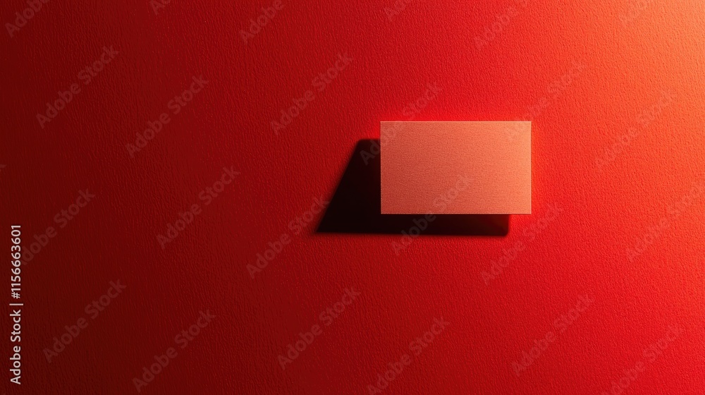 Aufkleber red background with a small card displaying the phrase experience recollection method showcasing min