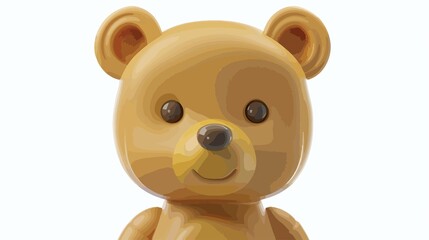 Fototapeta premium Adorable 3D Rendered Honey Bear Cub Portrait Closeup Image