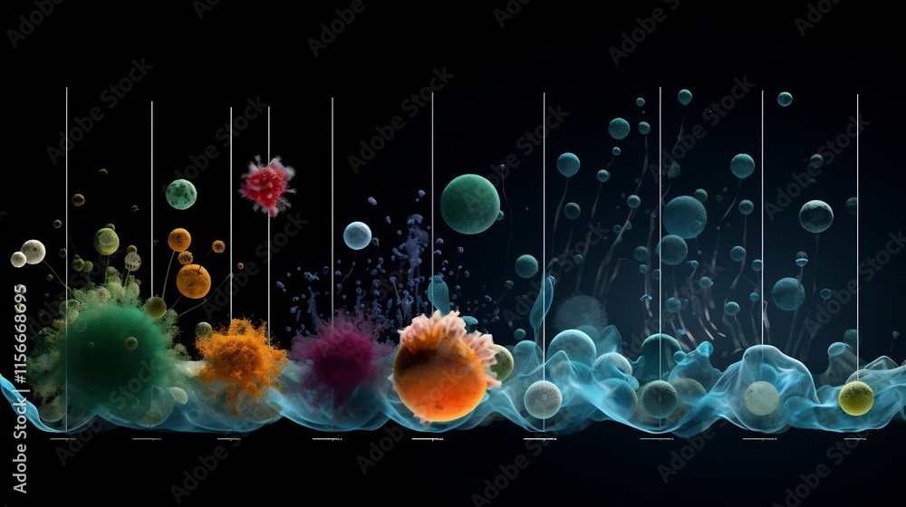Aufkleber phytoplankton adapting to varying nutrient availability in distinct oceanic layers engine visualizat