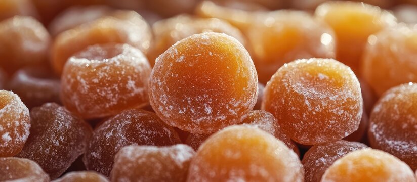 Traditional Portuguese Pitos de Santa Luzia sweets close-up showing golden brown confections with a sugary coating on a textured surface