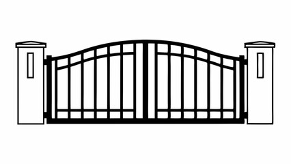wrought iron fence