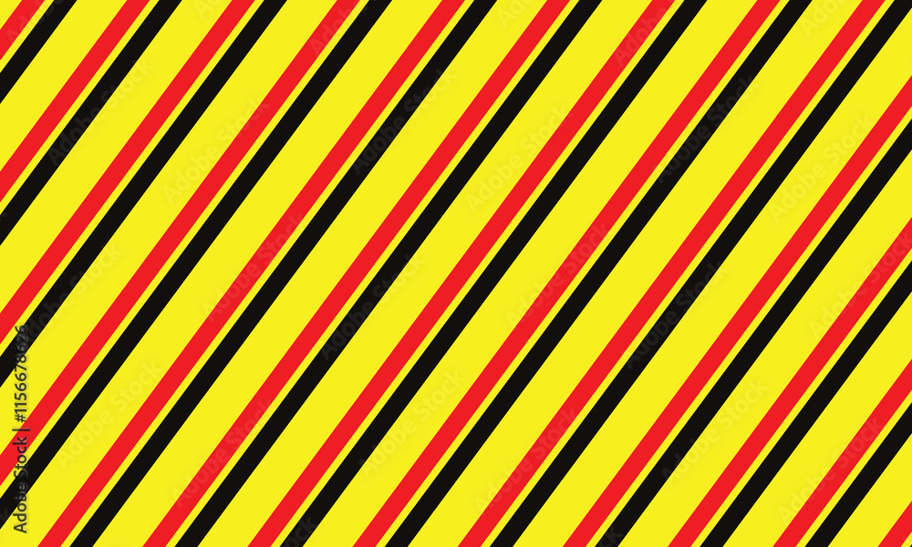Poster abstract simple black red diagonal line pattern on yellow can be used background.