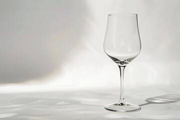 A wine glass with a thin, delicate rim