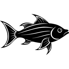 black and white fish