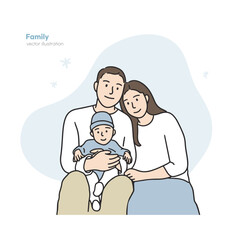 happy family illustration