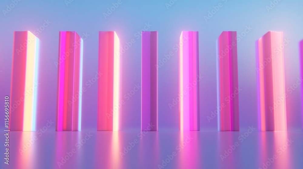 Poster soft glowing tails set against a gradient festive backdrop with a spacious text placeholder a captiv