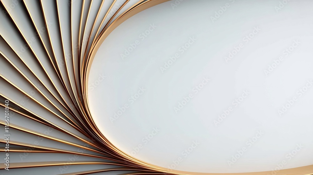 Poster bold golden taels forming an abstract and festive 3d design with a clean and open text layout this p