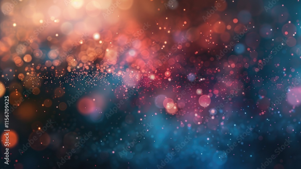 Aufkleber a vibrant abstract background with colorful bokeh effects and soft lighting.